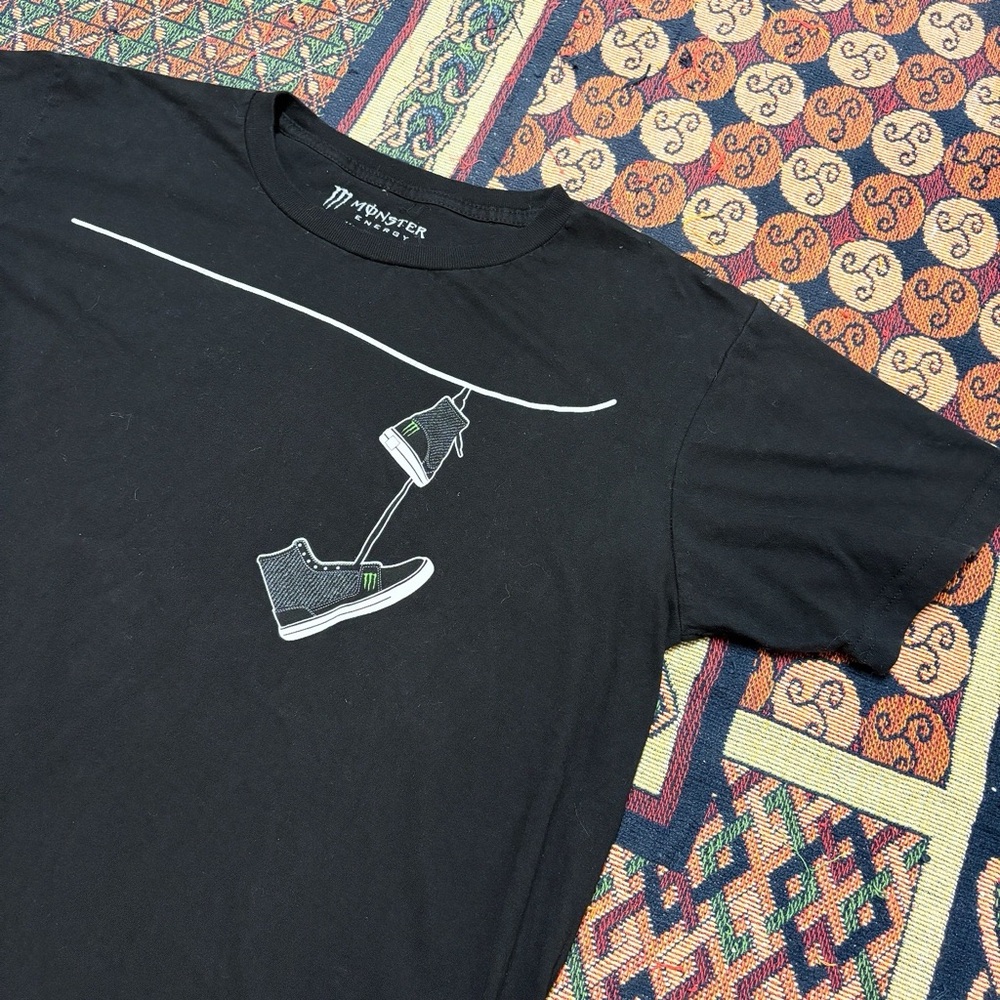 Monster Energy “Sneakers on a Telephone Wire” Tee